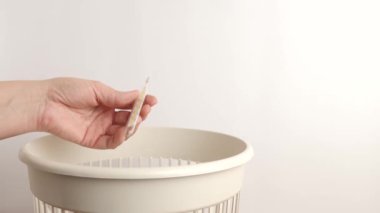 Civa termometresi geri dönüşüm ve imha için kullanılıyor.