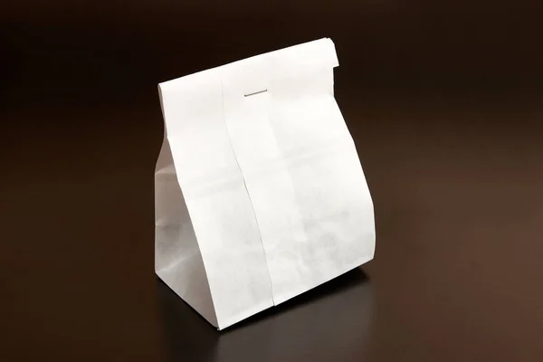 Паперовий Мішок Чаєм Упаковка Сухих Продуктів — стокове фото