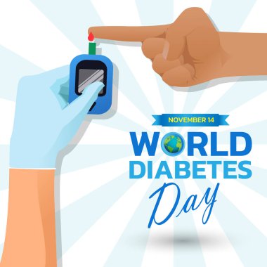 Dünya Diyabet Günü. 14 Kasım Dünya Diyabet Gününün Farkındalığı.