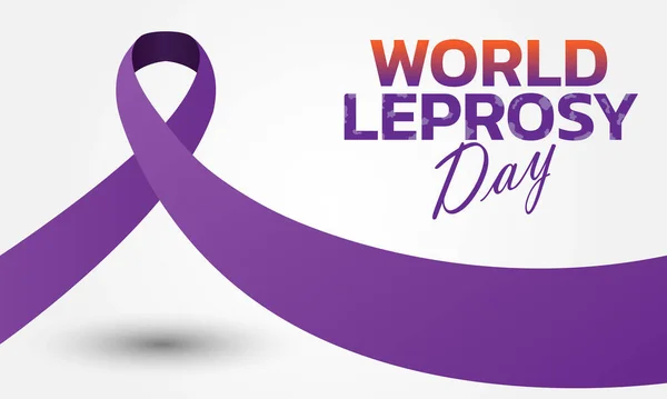 Vector Illustration Theme World Leprosy Day January — Stock Vector