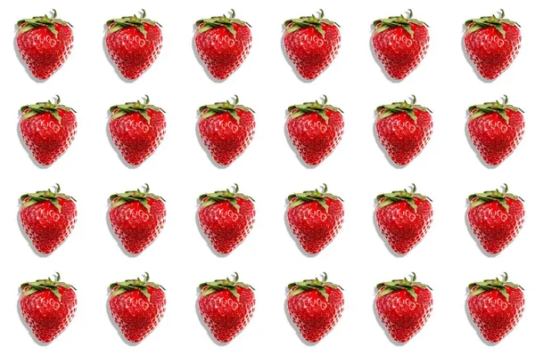 Strawberry Summer Concept Background Copy Space — Photo