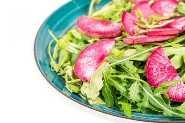 Close Salad Radish Arugula — Stockfoto