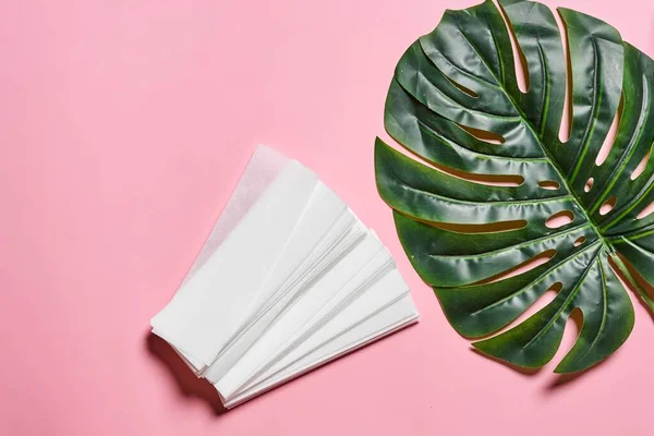 Tropical Palm Leaf Wax Strips — Foto Stock