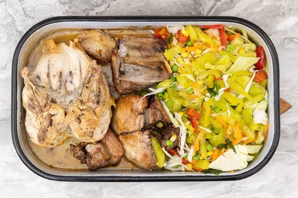 Sebzeli Domuz Pirzolası ve Pirzola Manzarası