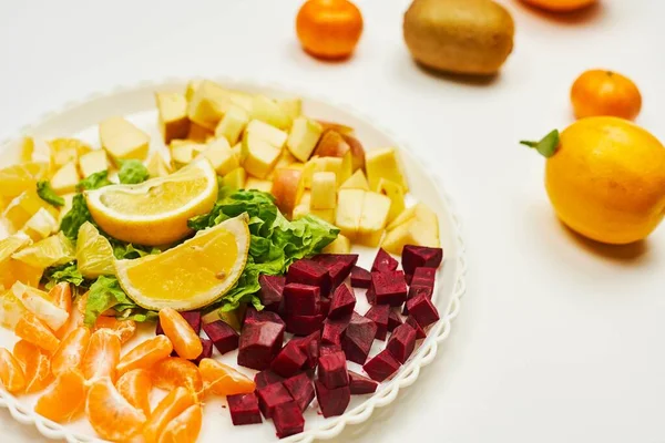 Healthy Tasty Fruits Vegetables — Foto de Stock