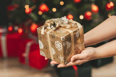 Mutlu noeller ve yeni yıl konsepti.