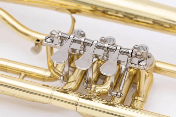 Trumpet Buttons Closeup Image — Stockfoto