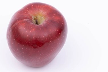 Fotokopi alanı olan lezzetli ve sağlıklı kırmızı elma