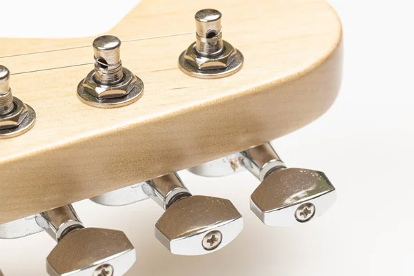 Electric Guitar Head Tuning Pegs — Stock Photo, Image