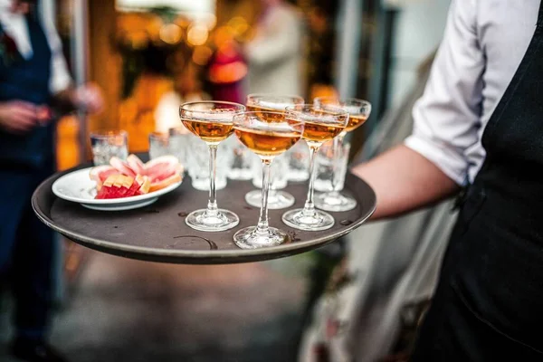Cognac Close Served Party — Stock Fotó