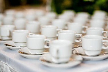 Kahve fincanları Arkaplan Deseni 