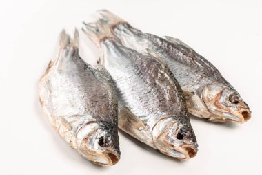 Yakın plan, pulsuz tuzlanmış balık.