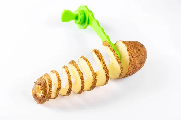 Spiral Potato Slicing Plastic Knife — Foto de Stock
