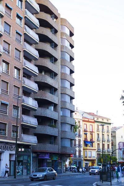 High Curved Buildings Zaragoza Spain — Stockfoto