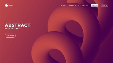 Modern soyut gradyan dalga arkaplanı. İniş sayfası, web sitesi, afiş, poster, olay vs. için çok kullanışlı.