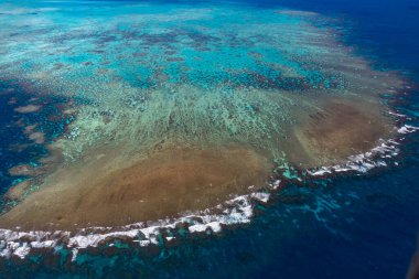 Great Barrier Reef havadan görünümü 