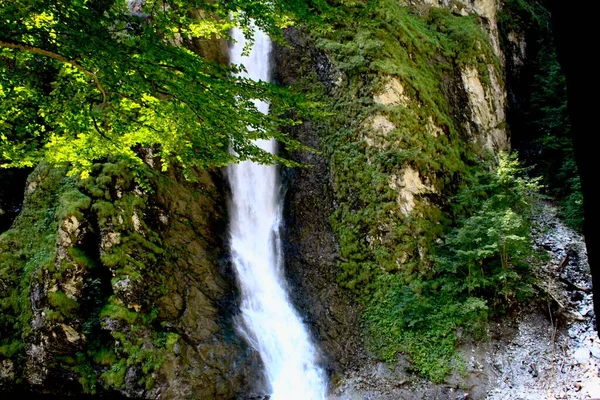 Quiet Waterfall Austrian Alps — Stock Photo, Image