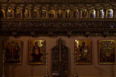 ULUSAL Sanat Müzesi. Ortodoks ikonları. BYZANTINE Sanatı.