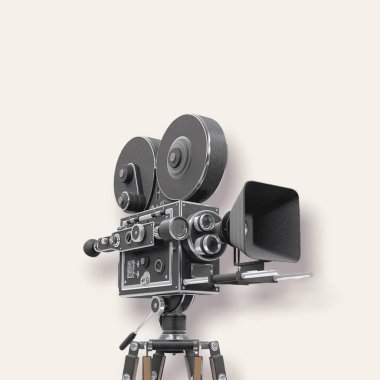 Üç boyutlu fotografçılık. FİLM DÜNYASI Film seti için özel bir video kaset seti. HOLYWOOD.