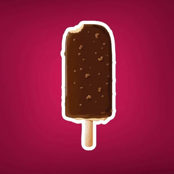 LIFESTYLE. ILLUSTRATION. COLORED ILLUSTRATION. DELICIOUS ICE CREAM. COLORED BACKGROUND.