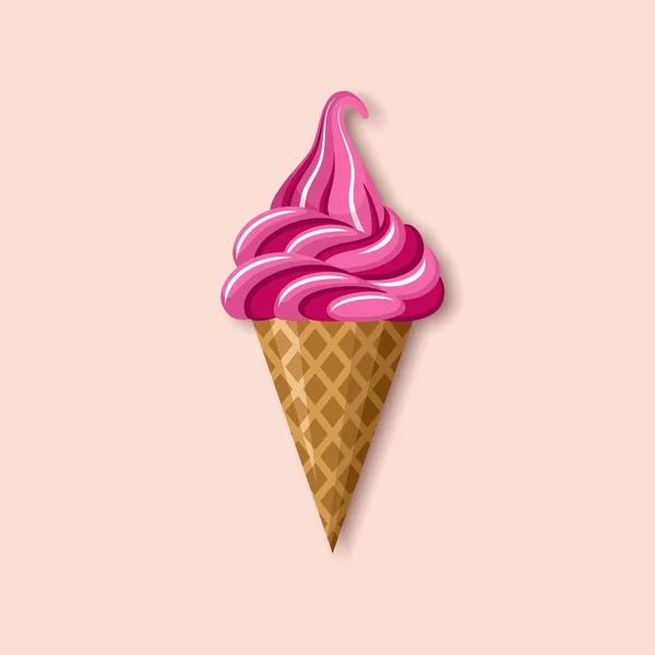 LIFESTYLE. ILLUSTRATION. COLORED ILLUSTRATION. DELICIOUS ICE CREAM. COLORED BACKGROUND.