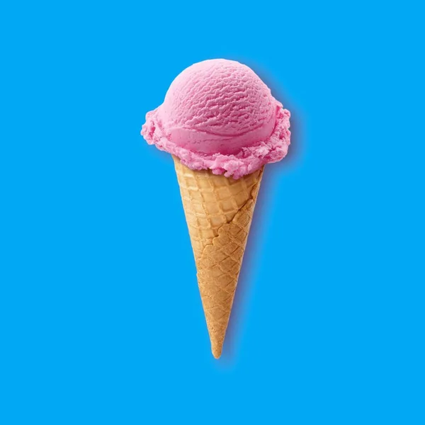 Lifestyle Illustration Colored Illustration Delicious Ice Cream Colored Background — Stockfoto