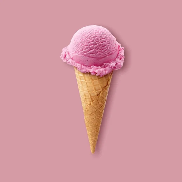Lifestyle Illustration Colored Illustration Delicious Ice Cream Colored Background — Foto de Stock