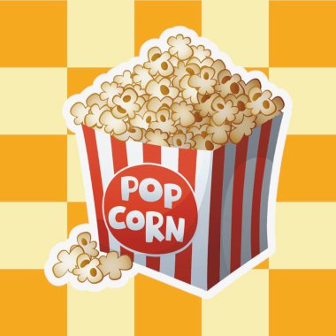 LIFESTYLE. FOOD. SNACKS. POPCORN. SNACK FOR THE CINEMA. MOVIE. COLORED BACKGROUND.