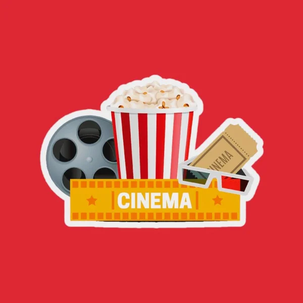 LIFESTYLE. FOOD. SNACKS. POPCORN. SNACK FOR THE CINEMA. MOVIE. COLORED BACKGROUND.