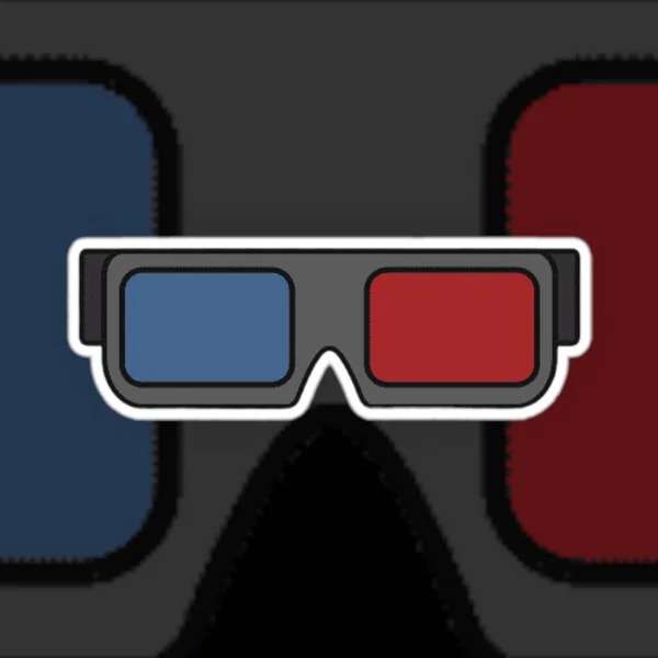 Lifestyle Glasses Cinema Movie Colored Background — Zdjęcie stockowe