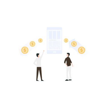 Çocuklar para transfer ediyorlar..