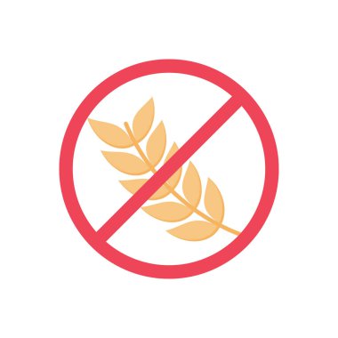 Şeffaf bir arkaplanda vektör illüstrasyonuna izin verilmiyor. Konsept ve grafik tasarım için vektör çizgisi düz simgesi. 