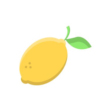 Şeffaf bir arkaplan üzerinde limon vektör çizimi. Konsept ve grafik tasarım için mükemmel kalite semboller.. 