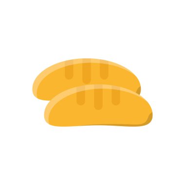 Şeffaf bir arkaplanda somun vektör çizimi. Konsept ve grafik tasarım için vektör çizgisi düz simgesi..