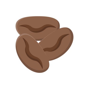 Şeffaf bir arkaplan üzerinde fasulye vektör çizimi. Konsept ve grafik tasarım için vektör çizgisi düz simgesi.. 