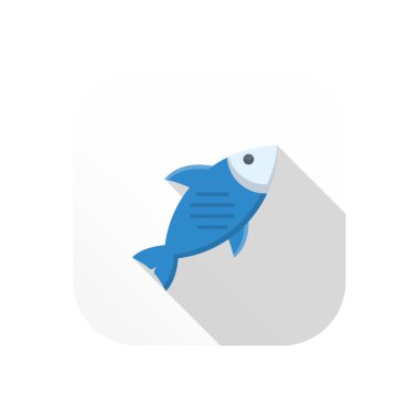 Şeffaf bir arkaplanda balık vektör çizimi. Konsept ve grafik tasarım için mükemmel kalite semboller.. 