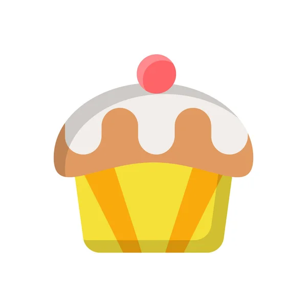 Muffin Vector Illustration Transparent Background Premium Quality Symbols Vector Line — ストックベクタ