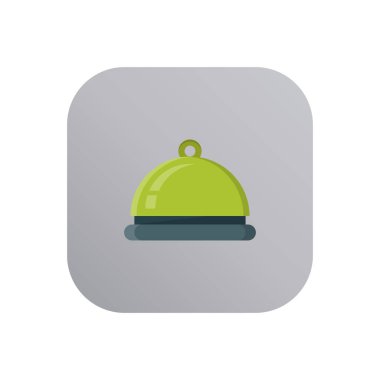 Şeffaf bir arkaplan üzerinde çanak vektör çizimi. Konsept ve grafik tasarımı için birinci sınıf kalite semboller..