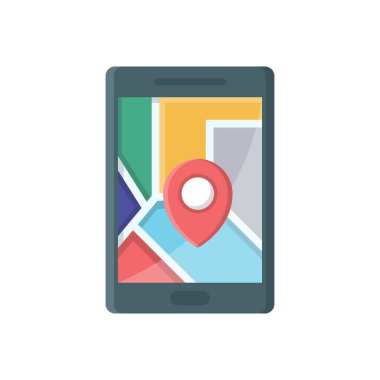 Şeffaf bir arkaplan üzerinde harita vektör çizimi. Konsept ve grafik tasarımı için birinci sınıf kalite semboller..