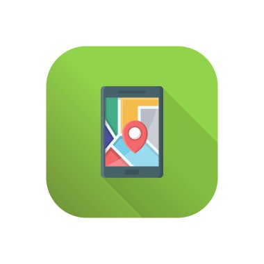 Şeffaf bir arkaplan üzerinde harita vektör çizimi. Konsept ve grafik tasarımı için birinci sınıf kalite semboller..