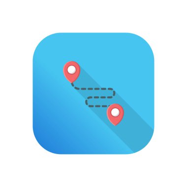 Şeffaf bir arkaplan üzerinde konum vektör çizimi. Konsept ve grafik tasarım için birinci sınıf kalite semboller..