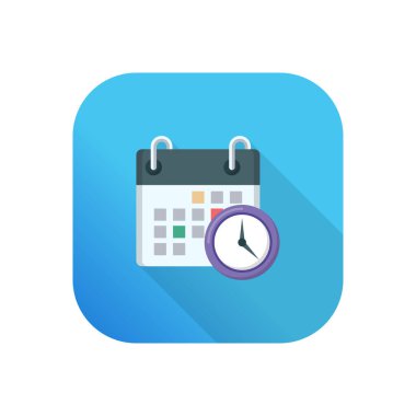 Şeffaf bir arkaplan üzerinde takvim vektör illüstrasyonu. Konsept ve grafik tasarımı için birinci sınıf kalite semboller..