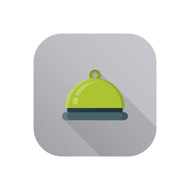 Şeffaf bir arkaplan üzerinde çanak vektör çizimi. Konsept ve grafik tasarımı için birinci sınıf kalite semboller..