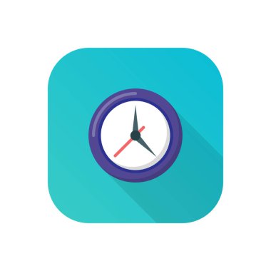 Şeffaf bir arkaplanda zaman vektör illüstrasyonu. Konsept ve grafik tasarımı için birinci sınıf kalite semboller.. 