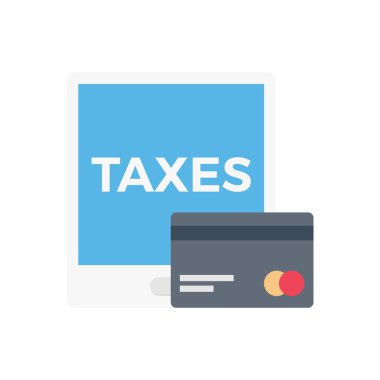 Şeffaf bir arkaplanda kredi kartı vektörü illüstrasyonu. Konsept ve grafik tasarım için vektör çizgisi düz simgesi.