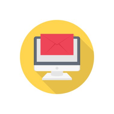 Şeffaf bir arkaplan üzerinde ileti vektör çizimi. Konsept ve grafik tasarım için birinci sınıf kalite semboller..