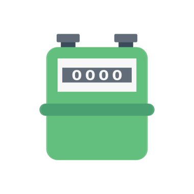 meter vector illustration on a transparent background.Premium quality symbols.vector line flat icon for concept and graphic design.