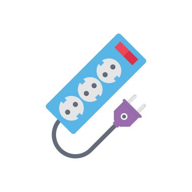 Şeffaf bir arkaplan üzerinde uzantı vektör illüstrasyonu. Konsept ve grafik tasarım için vektör çizgisi düz simgesi.