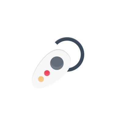 Şeffaf bir arkaplan üzerinde bluetooth vektör çizimi. Konsept ve grafik tasarım için vektör çizgisi düz simgesi.