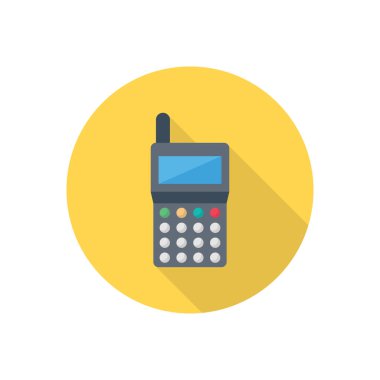 Şeffaf bir arkaplan üzerinde telefon vektör çizimi. Konsept ve grafik tasarımı için birinci sınıf kalite semboller..